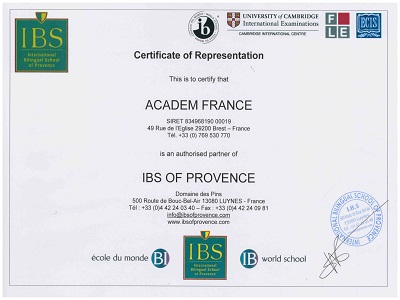 сертификат ИБС